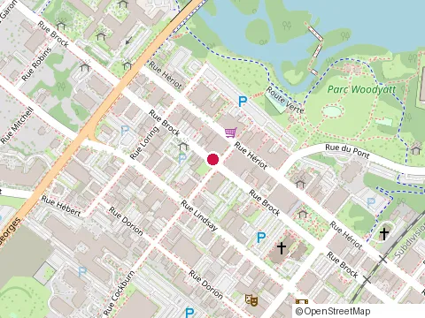 Location of Nakama-Thé at 152 Rue Brock, Drummondville