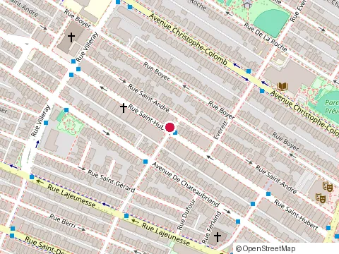 Location of Nexus Legal Services at 7479 Rue Saint-Hubert, Montréal