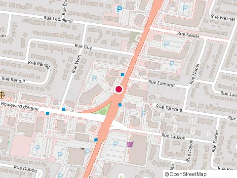 Location of Nickels Restaurant at 104 boulevard Saint-Jean-Baptiste, Châteauguay