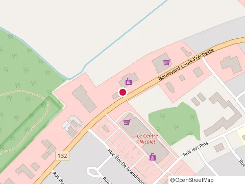 Location of Nimaluge at 1879 boulevard Louis-Frechette, Nicolet
