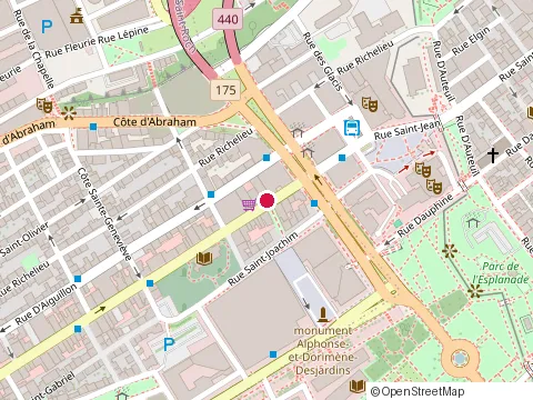 Location of Ninkasi Bar & Bistro at 811 Rue Saint-Jean #801, Québec