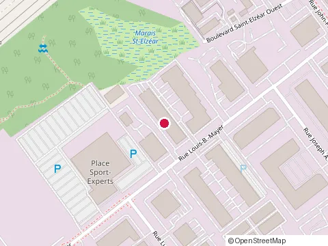 Location of Njb Cpa Inc. at Rue Louis-B.-Mayer #304, Laval