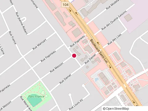 Location of Noblesse Portes et Fenêtres St-Jean at 274 Bd Saint-Luc #500, Saint-Jean-sur-Richelieu