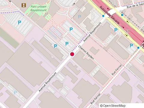 Location of Nouvelle Cuisine Design at 5465 avenue Royalmount, Montréal
