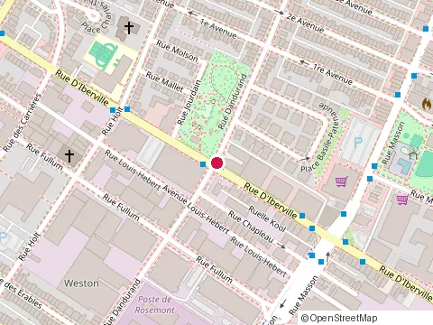 Location of Novus at 5520 Rue d'Iberville, Montréal