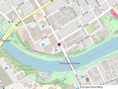 Location of Ok Pneus at 70 3E Avenue, Québec