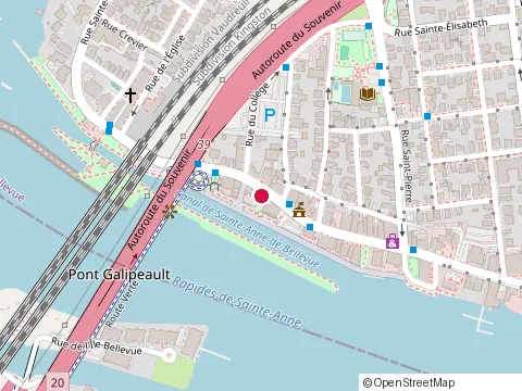 Location of Ole Tapas at 132 Sainte Anne St, Sainte-Anne-de-Bellevue