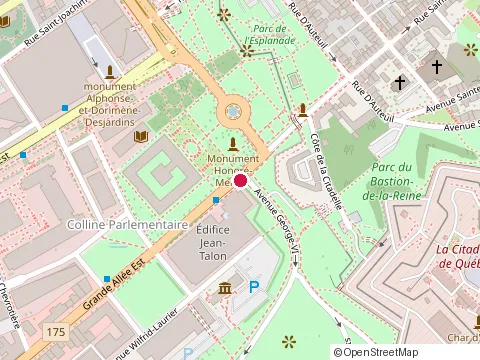 Location of Olivier Rioux-Mcdougall, Avocat at 955 Grande Allée O, Québec