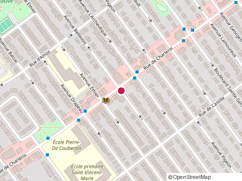 Location of Olympia Hot Dog at 4800 Rue Charleroi, Montreal-Nord