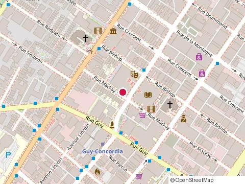 Location of Omnivore Mackay at 2153 Mackay St, Montréal