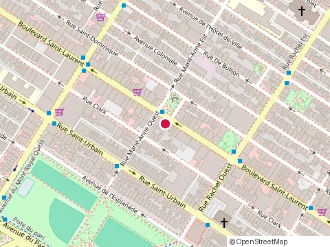Location of Omnivore St-Laurent at 4306 Boulevard Saint-Laurent, Montréal