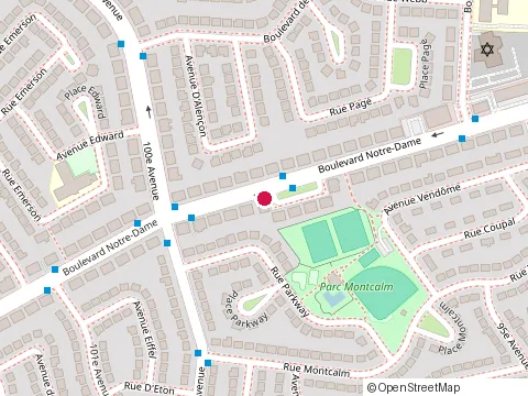 Location of Onesta Bâtiment Conseil at 4415 Boulevard Notre-Dame, Laval