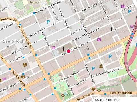 Location of Oratoire St-Joseph at 560 chemin Ste-Foy, Québec