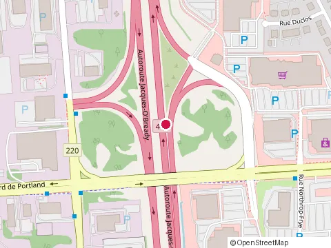 Location of Ouimette Construction at 2643 Rue Honore-de Balzac, Sherbrooke