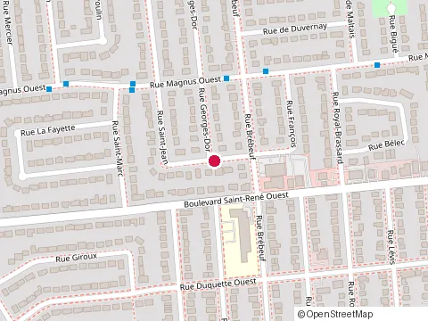 Location of P.O.d. Infotech Informatique at 123 Rue Georges, Gatineau