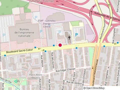 Location of Paganini Italiano Restorante at 100 Rue Victoria, Hull