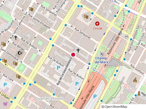 Location of Paq at 169 Rue de la Gauchetière E, Montréal
