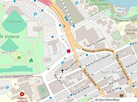 Location of Parc Victoria at 170 Rue du Cardinal-Maurice-Roy, Québec