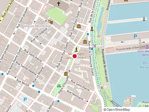 Location of Pasquin Viens Senc at 204 Place d'Youville, Montréal