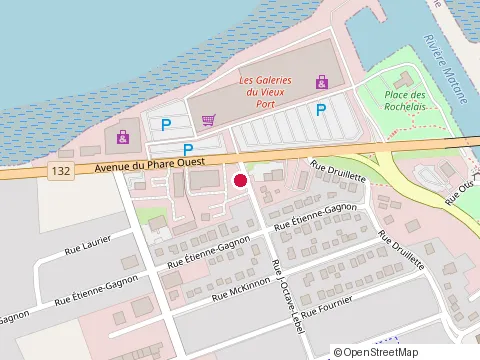 Location of Passion Sushi at 697 avenue du Phare O, Matane