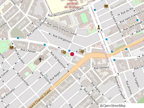Location of Patente et Machin at 82 Rue Saint-Joseph O, Québec