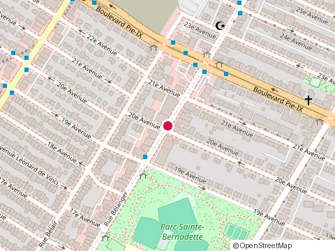 Location of Pâtisserie Bel-Air at 3913 Rue Bélanger, Montréal