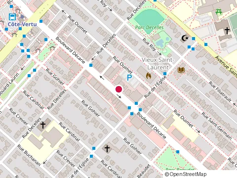 Location of Pâtisserie Dolci Più at Decarie Blvd Saint-Laurent 849, Montréal