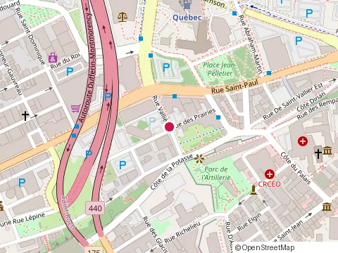 Location of Patricia Claude at 3 Rue Vallière, Québec