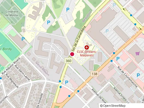Location of Pavillon Maizerets Unite de at 2480 chemin de la Canardiere, Québec