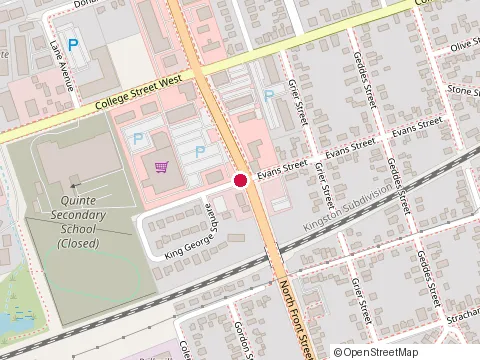 Emplacement de Metro au 110 Front Street North, Belleville