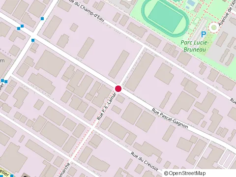 Location of Peinture et Sablage Pontiac at 8570 Rue Pascal-Gagnon, Saint-Léonard
