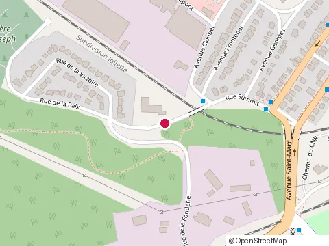 Location of Peinture Robert Dupont Inc. at 1224 Rue de la Paix, Shawinigan