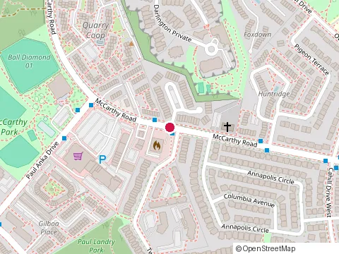 Location of Metro Mccarthy Rd at 3310 Mccarthy Rd, Ottawa