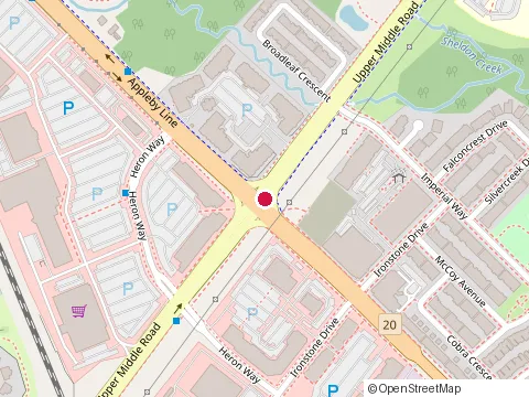 Location of Metro Pharmacy at 2010 Appleby Line, Burlington