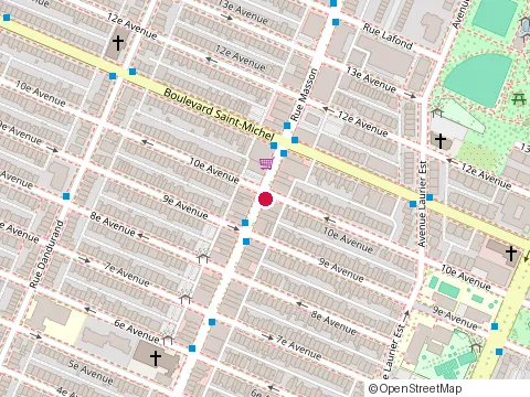 Location of Peskero at 3177 Rue Masson, Montréal