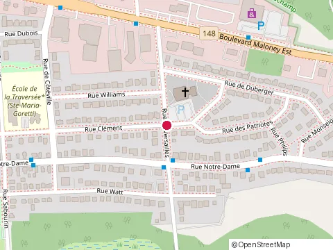 Location of Petit Peru Resto at 152 Rue Montcalm, Gatineau