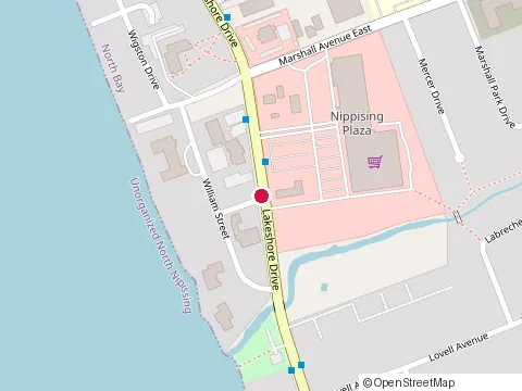 Location of Metro Pharmacy at 390 Lakeshore Dr, North Bay