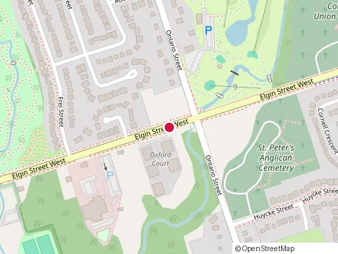 Location of Metro Pharmacy at 1111 Elgin St W, Cobourg