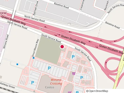 Location of Metro Pharmacy at 1370 S Service Rd, Stoney Creek