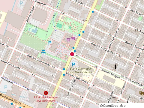 Location of Petros Ontario at 4315 Ontario St E, Montréal