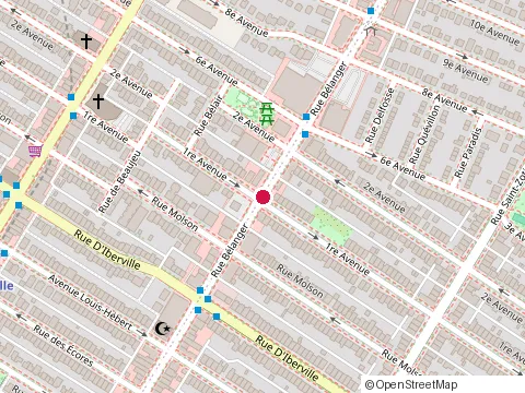 Location of Pharmacann Clinic at 2565 Rue Bélanger, Montréal