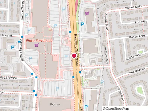 Location of Pho Kim at 8080 boulevard Taschereau, Brossard