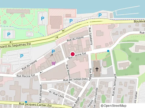 Location of Pieces d'Autos Chic Inc at Cp 575 Succ Racine, Chicoutimi
