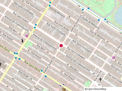Location of Pied de Cochon at 536 avenue Duluth E, Montréal