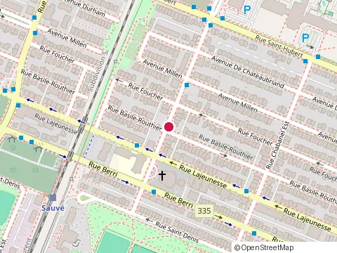 Location of Pierly Construction Inc at 640 Rue de Louvain E, Montréal