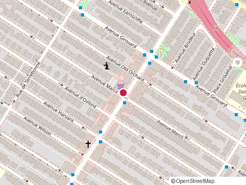 Location of Pigeon Café at 5625 Avenue de Monkland, Montréal