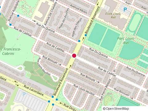 Location of Pigment M at 5969 Boulevard Rosemont, Montréal
