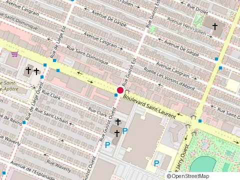 Location of Ping Pong Ping at 8280 St Laurent Blvd, Montréal