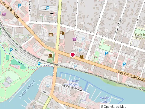 Location of Pinocchio at 469 Rue Principale O, Magog