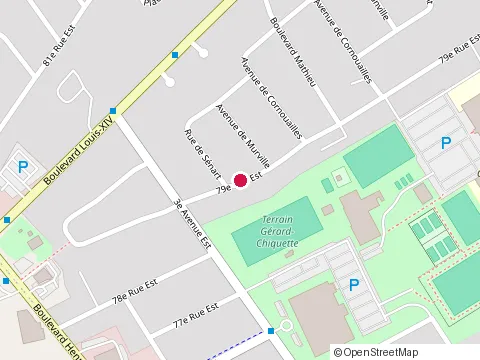 Location of Piscine Renove at 320 79E Rue E, Québec